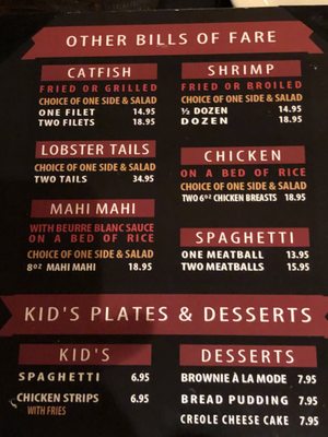 Menu photo 8 Doe's Eat Place of Monroe Monroe, LA