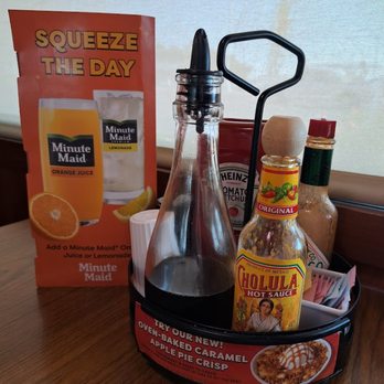 Denny's - Condiments and sauces. Minute Maid is served at Denny's. - Diners Near Me - Roseville, California