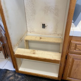Installation Pros - Trimmed the opening wider & created a new lower floor - Plumbing Near Me