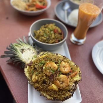 Bangkok Thai on Main - a pineapple with shrimp and rice - Thai Near Me - Park City, Utah