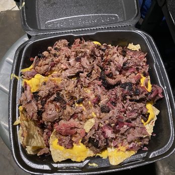 Texas Brisket - Large brisket nachos - Barbeque Near Me - Rosenberg, Texas