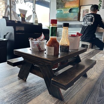 Ai Pono Cafe - Sauce bench - Asian Fusion Near Me - Costa Mesa, California