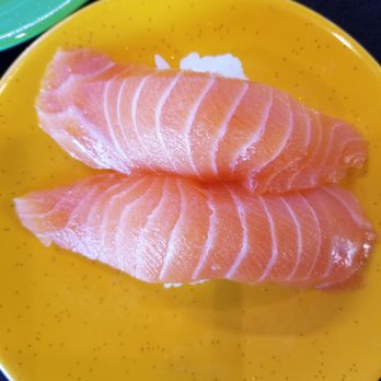 Sushi Chiyo - Salmon - Conveyor Belt Sushi Near Me - Beaverton, Oregon Sushi Chiyo - Salmon - Conveyor Belt Sushi Near Me - Beaverton, Oregon
