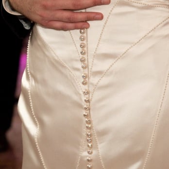 Alexandra's Boutique - My gorgeous Matthew Christopher gown..that back! - Bridal Near Me - Fall River, Massachusetts