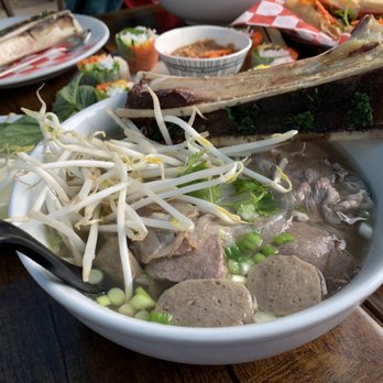 Chef Papa Vietnamese Kitchen - Signature Pho with Bone Marrow - Vietnamese Near Me - Flushing, New York