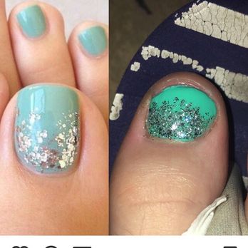 Jenny's Nails - This photo is enough without words. I asked for the left and received the right. My Toe nail looks chomped. - Nail Salons Near Me - Ontario, California Jenny's Nails - This photo is enough without words. I asked for the left and received the right. My Toe nail looks chomped. - Nail Salons Near Me - Ontario, California