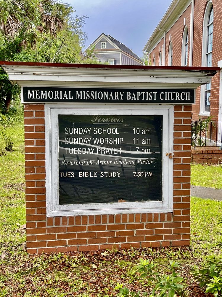 MEMORIAL BAPTIST CHURCH 153 Alexander St, Charleston, South Carolina