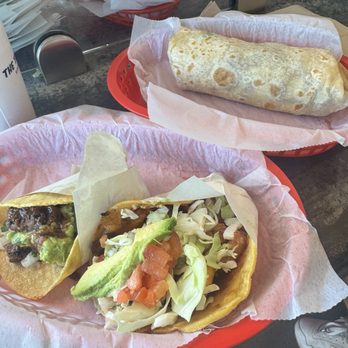 The Taco Stand - Carne asada and shrimp tacos & California burrito - Mexican Near Me - Costa Mesa, California