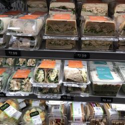 Wraps, fruit & sandwiches