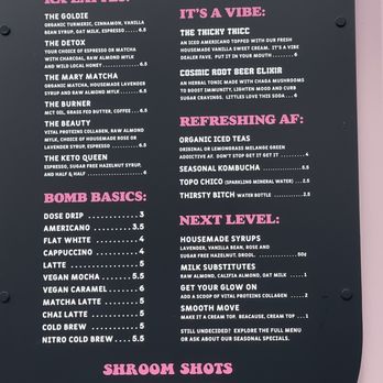 Coffee Dose - Menu - Coffee & Tea Near Me - Irvine, California Coffee Dose - Menu - Coffee & Tea Near Me - Irvine, California