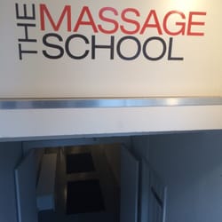 The Massage School - Entrance before you walk down a couple of stairs