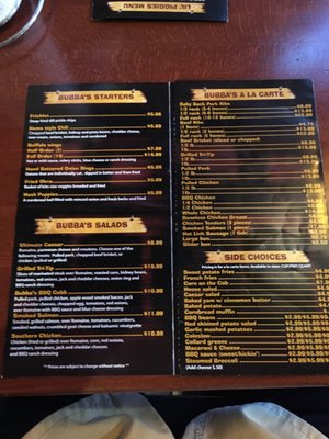 Menu photo 3 Bubba's Smokehouse BBQ San Diego, CA