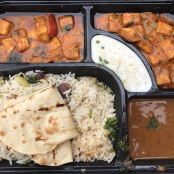Munch India - Kadhai paneer with daal, raita, rice, roti :) - Food Trucks Near Me