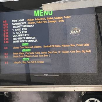 Not Just Q - Menu - Food Trucks Near Me