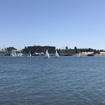 Eve's Waterfront - View from patio seating (amazing) - Venues & Event Spaces Near Me - Oakland, California
