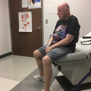 Photo of Central Ohio Urology Group - Gahanna, OH, United States. John anxiously awaiting test results.