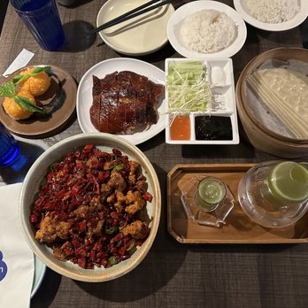 Uluh - Sichuan Chili Fried Chicken, Mini Pumpkin Puff, Brown Sugar Glazed Peking Duck, osmanthus oolong cocktail - IG @bougiefoodieboi - Tea Rooms Near Me - New York, New York Uluh - Sichuan Chili Fried Chicken, Mini Pumpkin Puff, Brown Sugar Glazed Peking Duck, osmanthus oolong cocktail - IG @bougiefoodieboi - Tea Rooms Near Me - New York, New York