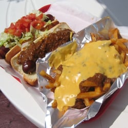 Pink's Hot Dogs - (photographed by Dave Hong)