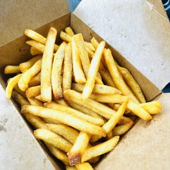 Layla's Falafel - French fries with extra seasoning.   The best in town - Middle Eastern Near Me - Stamford, Connecticut