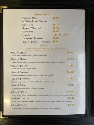 Menu photo 4 Kento Hibachi Express Lebanon, OR