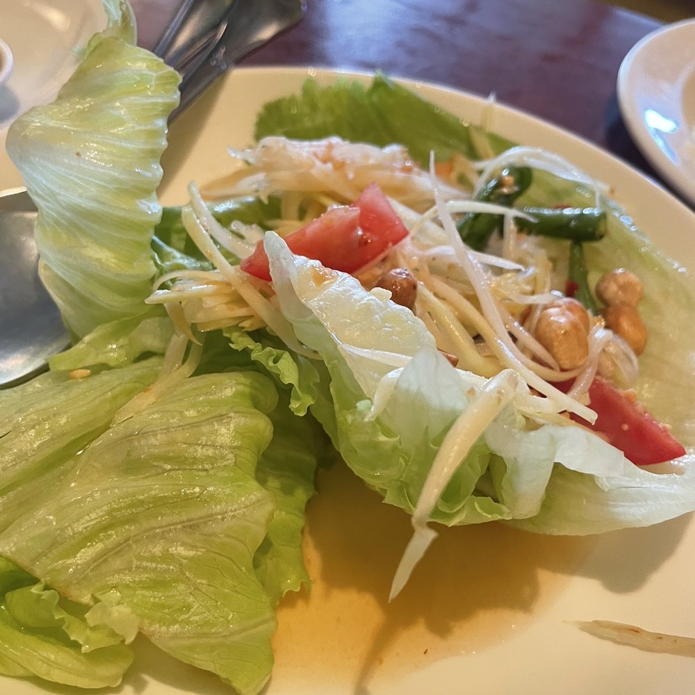 Talay Thai Restaurant - Green Papaya salad - Thai Near Me - Vancouver, British Columbia