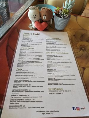 Menu photo 2 Dolci Cafe Italiano El Cajon, CA Menu photo 2 Dolci Cafe Italiano El Cajon, CA