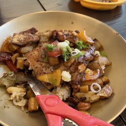 Grilled Chicken Over Rice