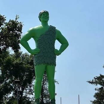 Jolly Green Giant - From the visit - Landmarks & Historical Buildings Near Me - Blue Earth, Minnesota Jolly Green Giant - From the visit - Landmarks & Historical Buildings Near Me - Blue Earth, Minnesota