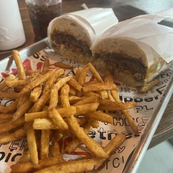 AJ's Sandwiches - Burgers with pull pork - Sandwiches Near Me - Yuba City, California