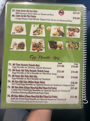 Menu photo 5 Pho So 1 Lake Forest, CA