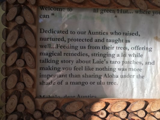 Menu photo 8 Auntys Lil Green Hut Kahuku, HI Menu photo 8 Auntys Lil Green Hut Kahuku, HI