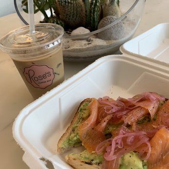 Rose’s Coffee Bar - Iced latte and salmon toast - Coffee & Tea Near Me - Fort Lauderdale, Florida Rose’s Coffee Bar - Iced latte and salmon toast - Coffee & Tea Near Me - Fort Lauderdale, Florida