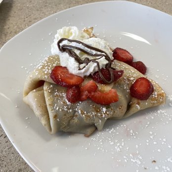 Cultura Ccafe - Nutella strawberry crepe. - Coffee & Tea Near Me - Chicago, Illinois