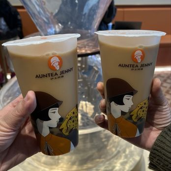 Auntea Jenny - Brown sugar boba oat milk tea - Bubble Tea Near Me - Flushing, New York