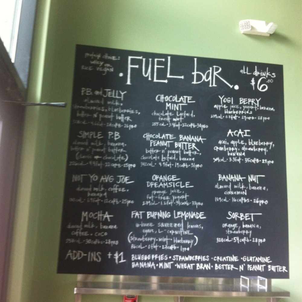 Barry's Nashville - Fuel bar - Interval Training Gyms Near Me - Nashville, Tennessee
