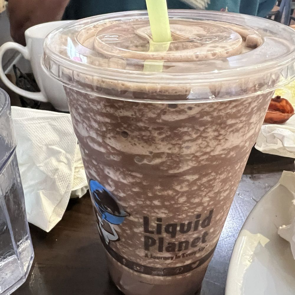 Choco mocha nut frappe with one espresso shot Choco mocha nut frappe with one espresso shot