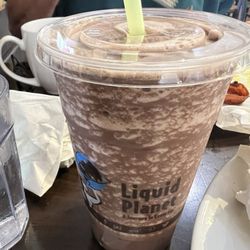 Liquid Planet Grille - Choco mocha nut frappe with one espresso shot