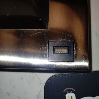 ALO Hotel by Ayres - Broken USB port on lamp - Hotels Near Me - Orange, California