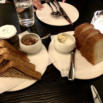 Forsythia - Foie Gras Mousse and Foccacio Bread - Modern European Near Me - Philadelphia, Pennsylvania