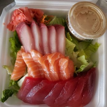 Photo of Ahi & Vegetable - Honolulu, HI, United States. Sashimi salad with house dressing.