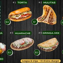Ruben’s Tacos - Menu
