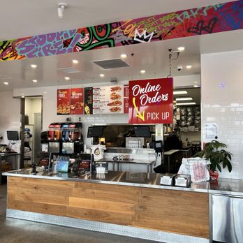 Dave's Hot Chicken - Counter for ordering and online pickups - Chicken Shop Near Me - Hemet, California Dave's Hot Chicken - Counter for ordering and online pickups - Chicken Shop Near Me - Hemet, California