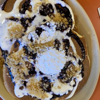 Snooze, an A.M. Eatery - blueberry danish pancakes - Breakfast & Brunch Near Me - Charlotte, North Carolina