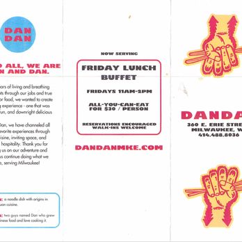 DanDan - menu - Asian Fusion Near Me - Milwaukee, Wisconsin