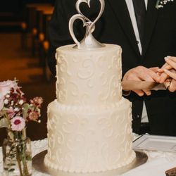 Divine Desserts - Our 2-Tier wedding cake