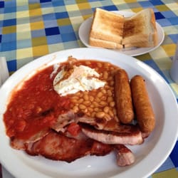 The Corner Cafe - It's certainly a diiirty breakfast, but it's only £3.80 including a brew