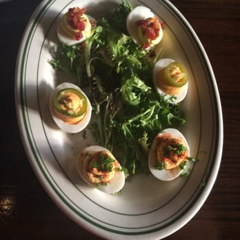 The Tavern - Deviled Egg Trifecta - American Near Me - Tulsa, Oklahoma The Tavern - Deviled Egg Trifecta - American Near Me - Tulsa, Oklahoma