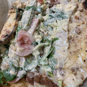 Ajeen - Food- Soujouk and Cheese Flatbread - Middle Eastern Near Me - Boston, Massachusetts