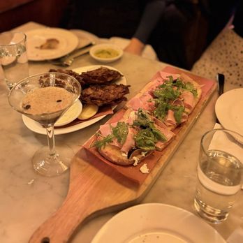 Morandi - Fried artichokes and fig flatbread - Italian Near Me - New York, New York