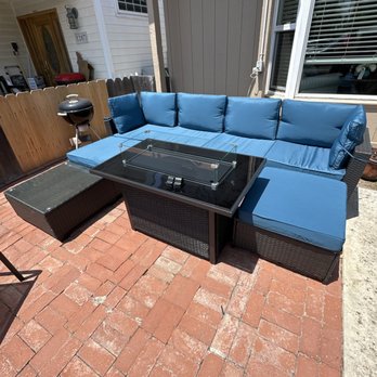 A+ Handyman - 8 Piece Patio Furniture Set with Firepit - Plumbing Near Me - Costa Mesa, California A+ Handyman - 8 Piece Patio Furniture Set with Firepit - Plumbing Near Me - Costa Mesa, California